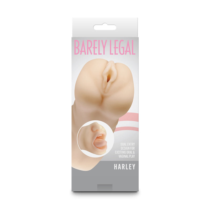 Barely Legal Harley Flesh Dual Ended Vagina & Mouth Stroker