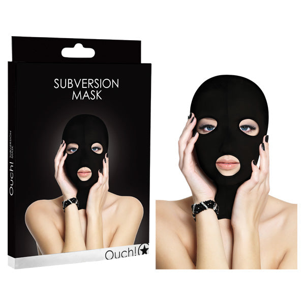 Ouch Subversion Mask Black Hood Mask