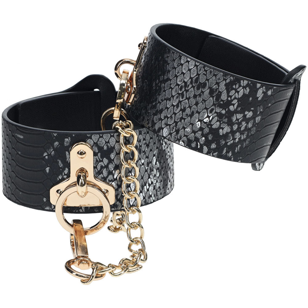 Ouch! Florence Collection Leg Cuffs Black Restraints