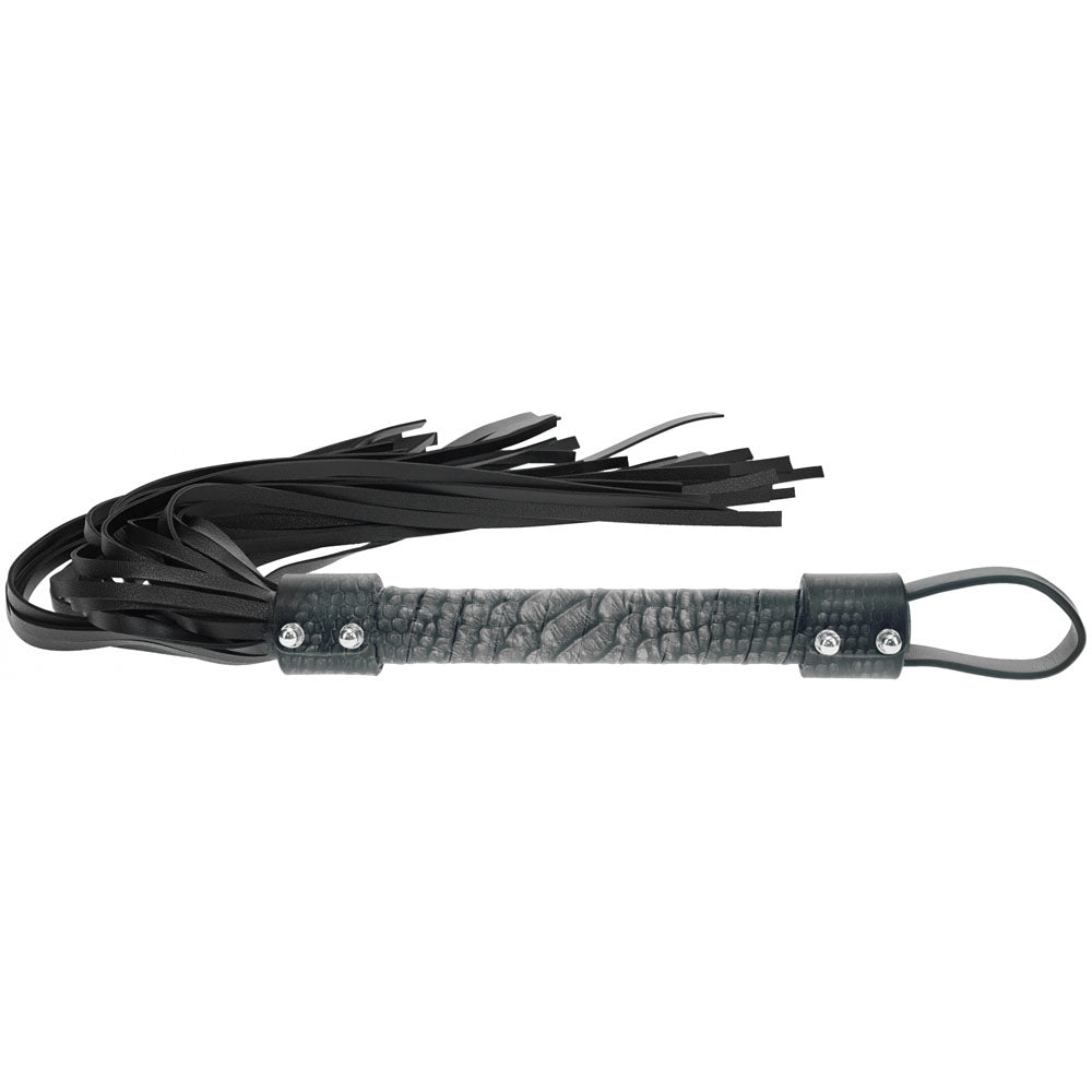 Ouch! Florence Collection Flogger Black Flogger Whip