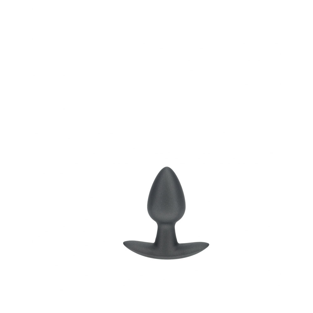 Ouch! Anal Plug Small Gun Metal Gun Metal Grey 6.5 Cm Small Butt Plug