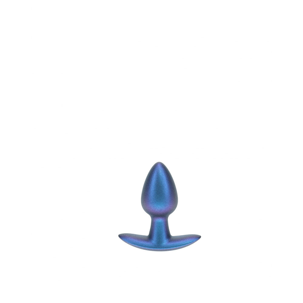 Ouch! Anal Plug Small Metallic Blue Metallic Blue 6.5 Cm Small Butt Plug