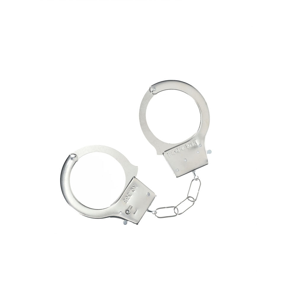 Ouch! Classic Metal Cuffs Silver Metal Restraints