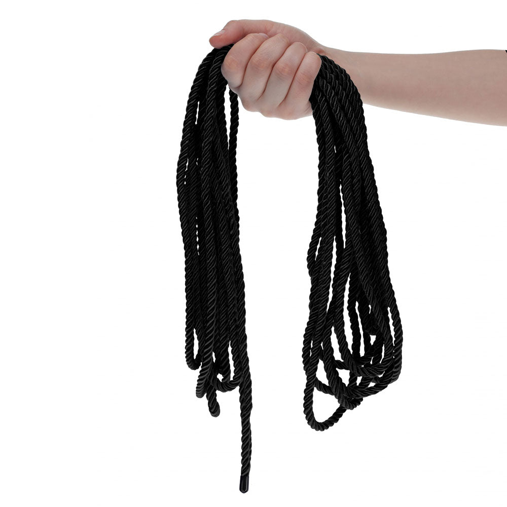 Ouch! Bondage Rope 10 M Black Black Nylon Bondage Rope 10 Metre Length