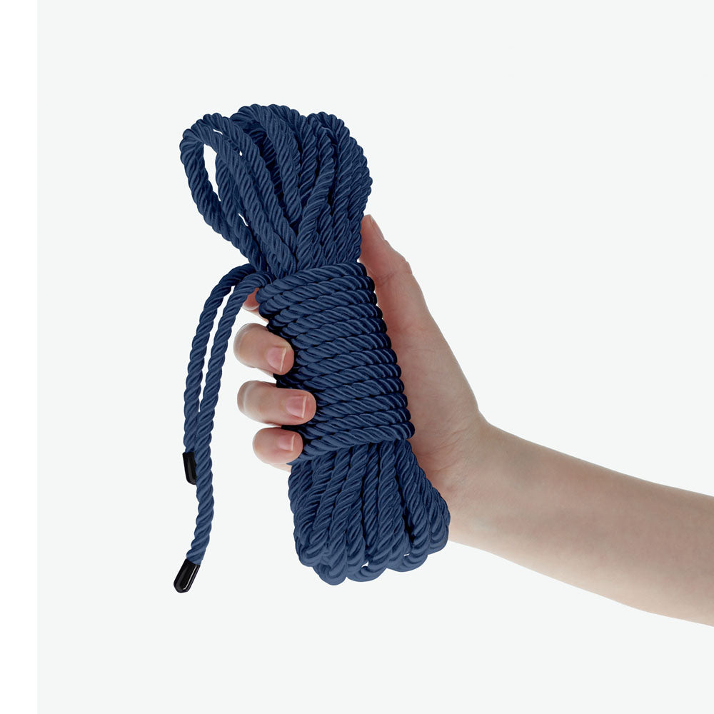 Ouch! Bondage Rope 10 M Navy Blue Navy Blue Nylon Bondage Rope 10 Metre Length