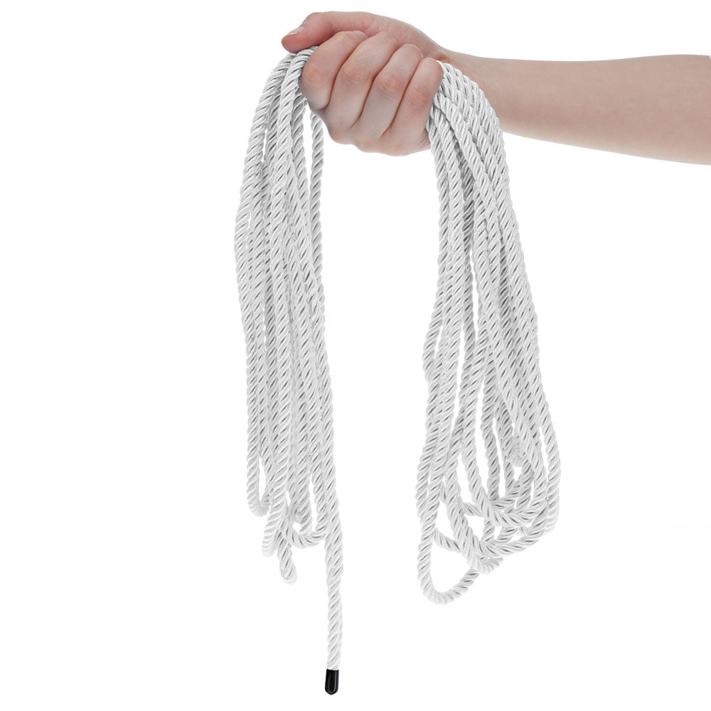 Ouch! Bondage Rope 10 M Silver Silver Nylon Bondage Rope 10 Metre Length