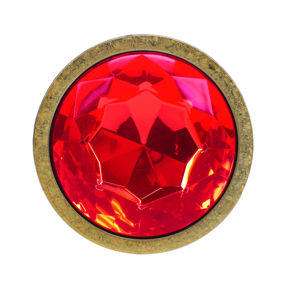 Ouch! Milan Collection Metal Anal Plug Set Gold Gold Butt Plugs With Gem Bases Set Of 3 Sizes