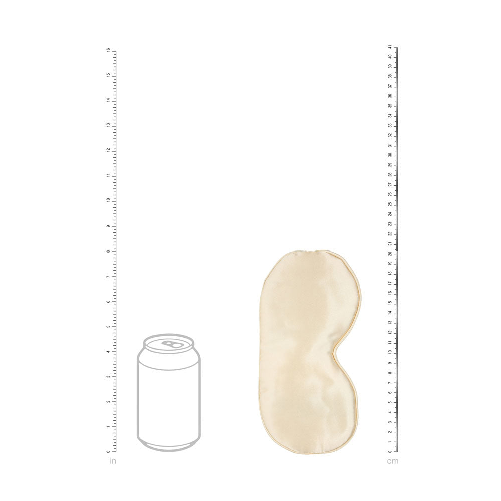 Ouch! Satin Mask Gold Gold Eye Mask