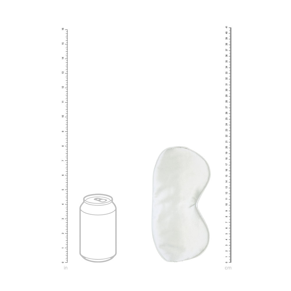 Ouch! Satin Mask Silver Silver Eye Mask