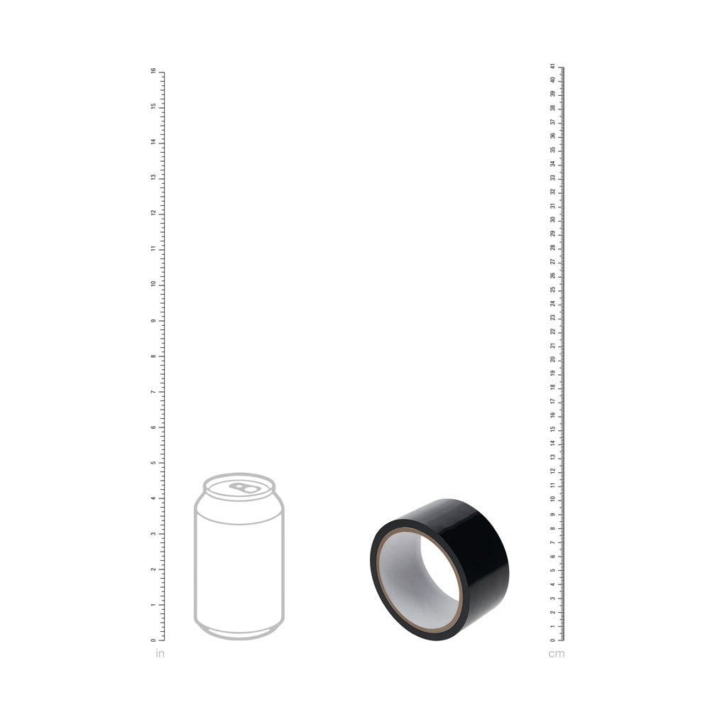 Ouch! Pvc Non Stick Tape Black Black Bondage Tape 20 Metre Length