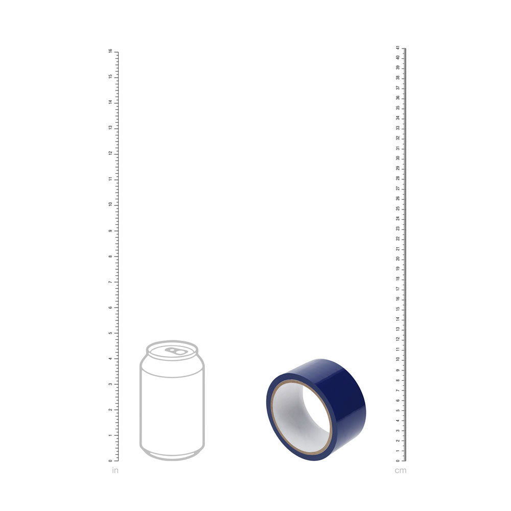 Ouch! Pvc Non Stick Tape Navy Navy Blue Bondage Tape 20 Metre Length