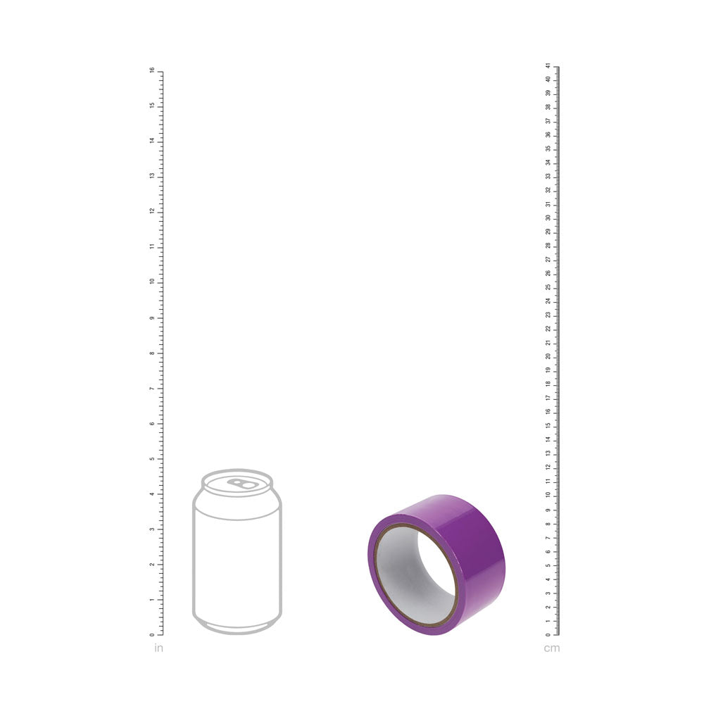 Ouch! Pvc Non Stick Tape Purple Purple Bondage Tape 20 Metre Length