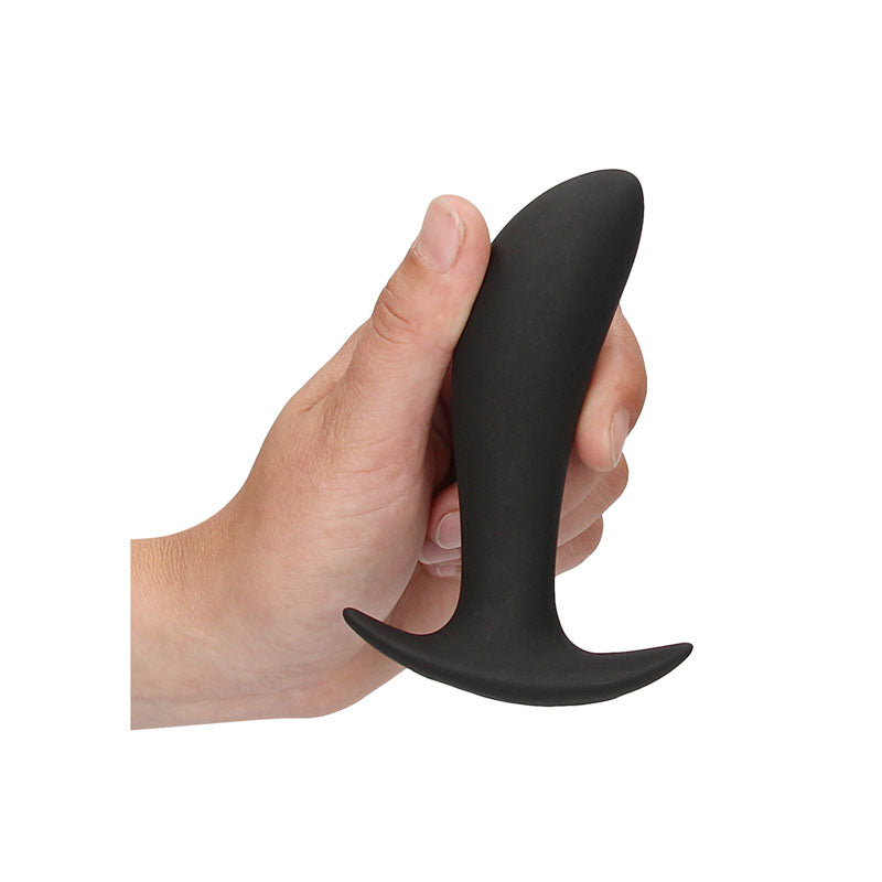 Ouch! E Stim & Vibrating Butt Plug With Wireless Remote Black 12.3 Cm Usb Rechargeable Vibrating Butt Plug With E Stim