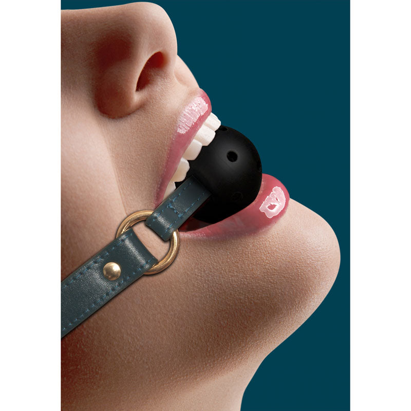 Ouch! Halo Breathable Ball Gag Green Mouth Restraint