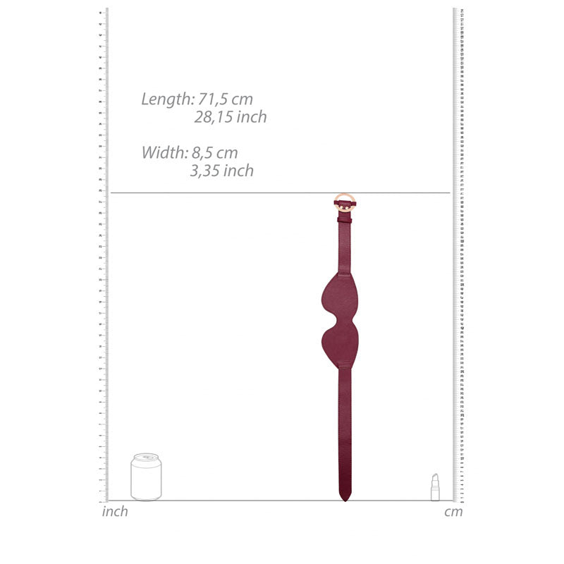 Ouch! Halo Eyemask Burgundy Eye Mask