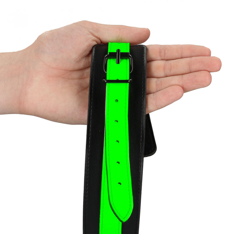 Ouch! Glow In The Dark Handcuffs Black/Glow In Dark Restraints