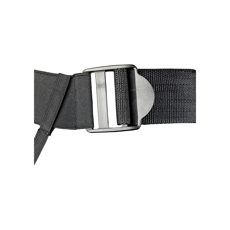Ouch! Curved Hollow Strap On 8in/20cm Gunmetal Grey 20 Cm Hollow Strap On