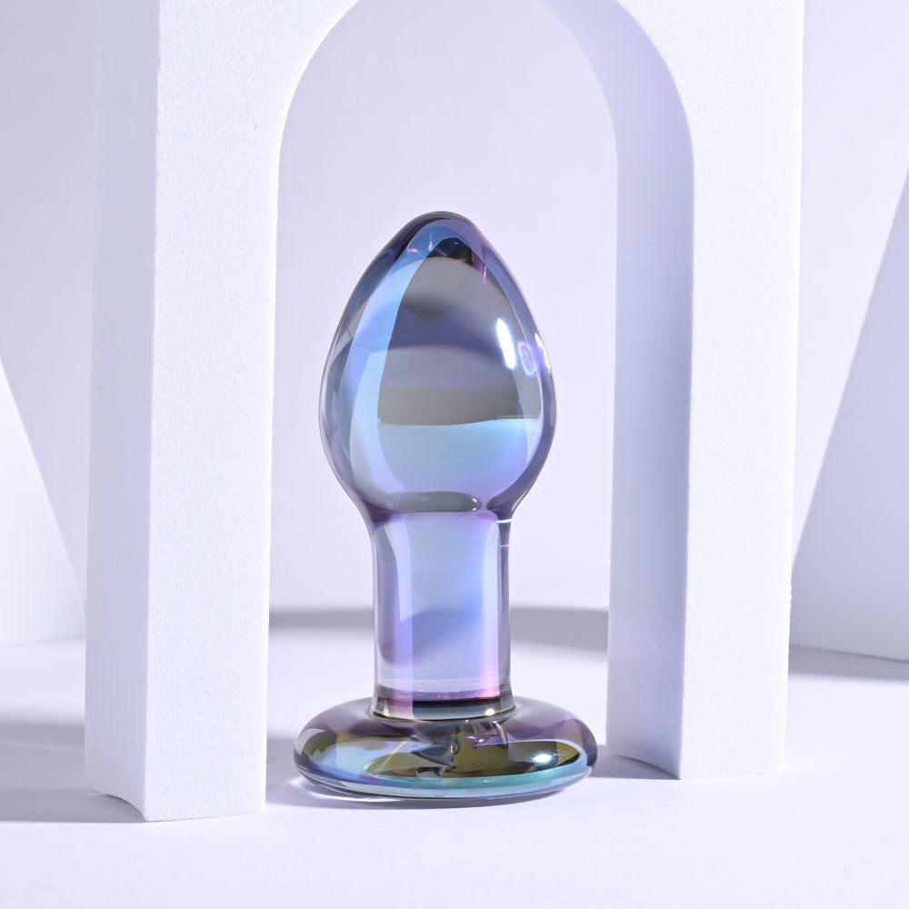Playboy Pleasure Jewels Plug Clear Glass 8.5 Cm Butt Plug