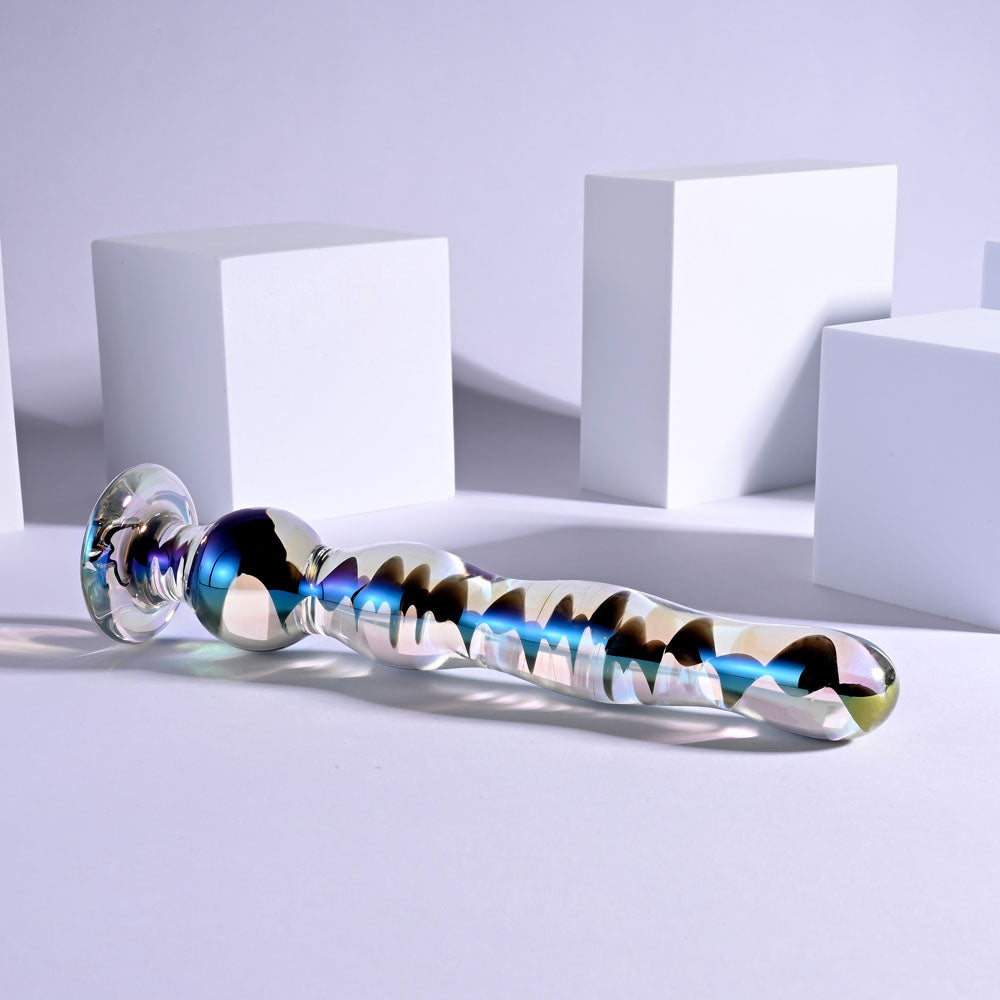 Playboy Pleasure Jewels Wand Clear Glass 20.3 Cm Dildo
