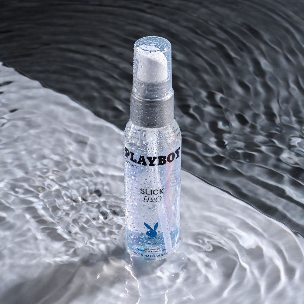 Playboy Pleasure Slick H2 O 60 Ml Water Based Lubricant 60 Ml Bottle