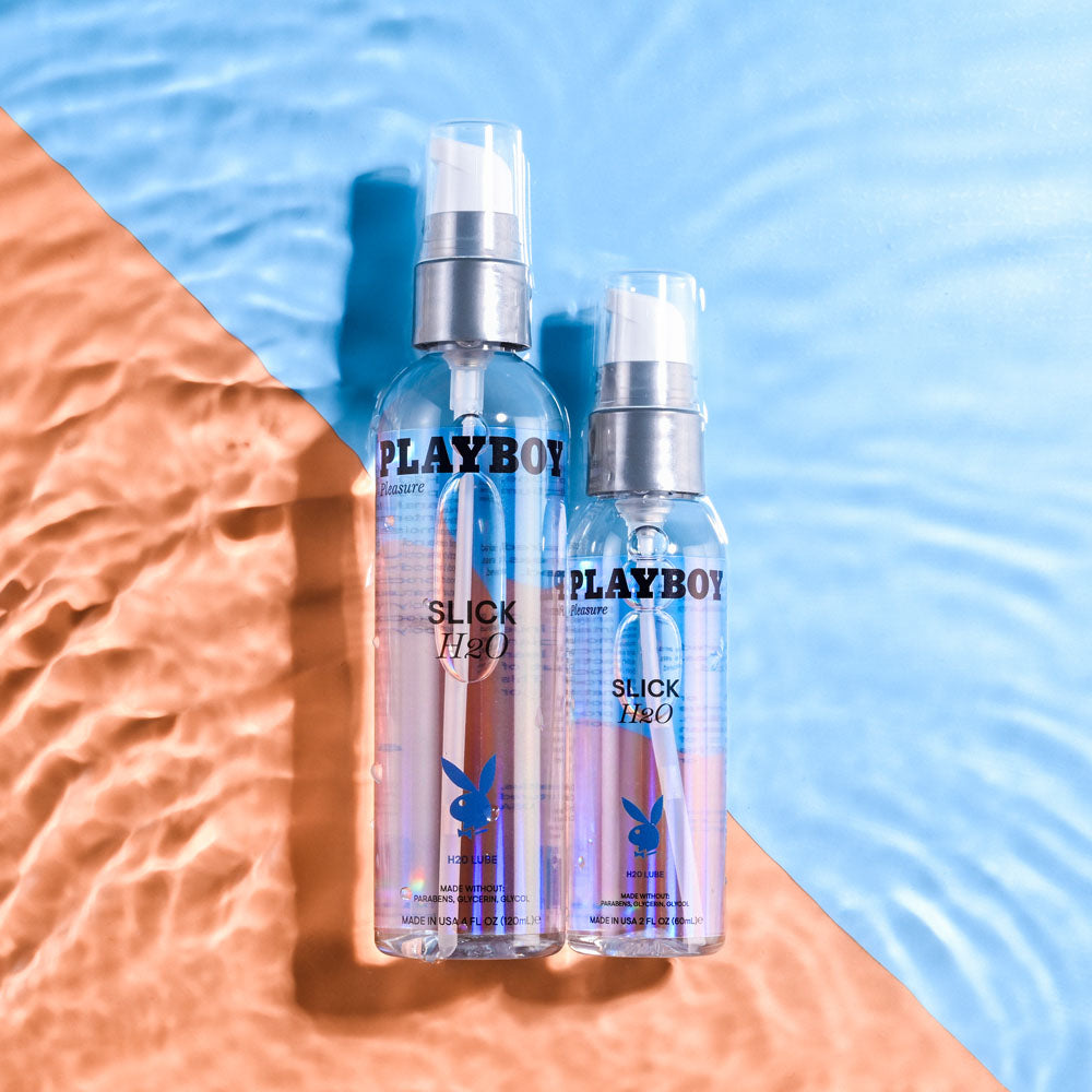 Playboy Pleasure Slick H2 O 60 Ml Water Based Lubricant 60 Ml Bottle