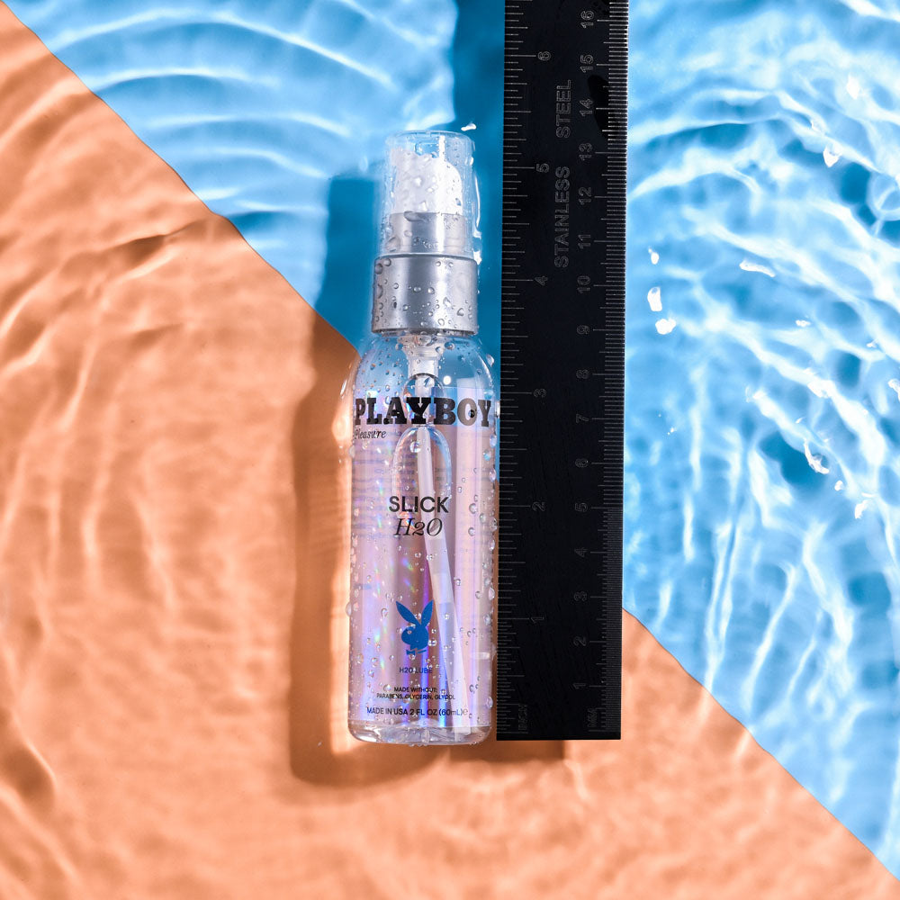 Playboy Pleasure Slick H2 O 60 Ml Water Based Lubricant 60 Ml Bottle