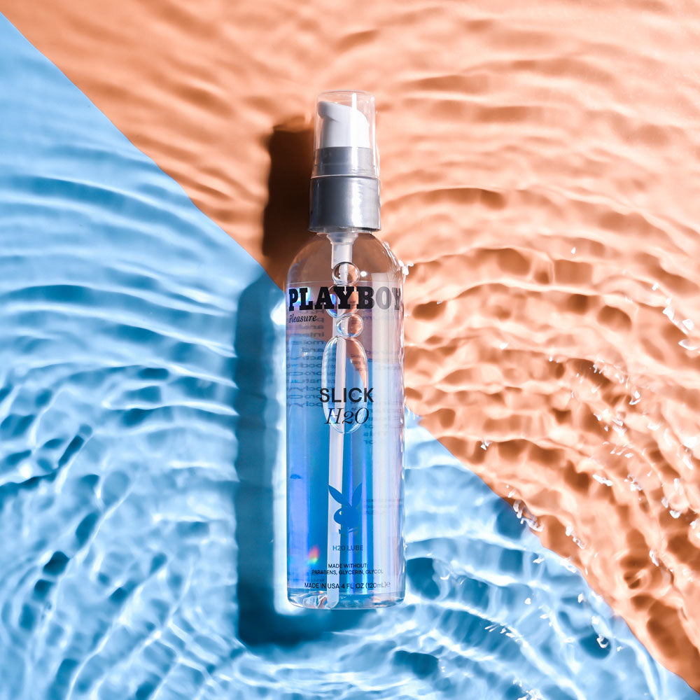 Playboy Pleasure Slick H2 O 120 Ml Water Based Lubricant 120 Ml Bottle