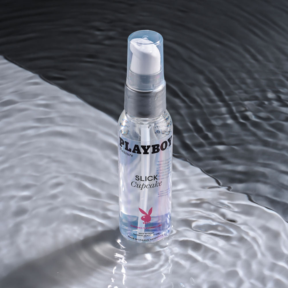 Playboy Pleasure Slick Cupcake 60 Ml Cupcake Flavoured Water Based Lubricant 60 Ml Bottle