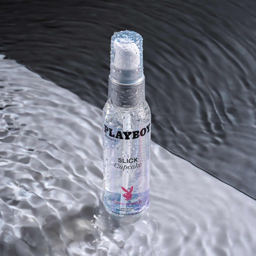 Playboy Pleasure Slick Cupcake 60 Ml Cupcake Flavoured Water Based Lubricant 60 Ml Bottle