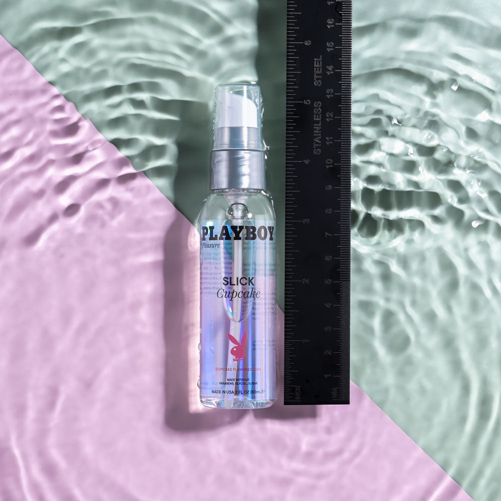 Playboy Pleasure Slick Cupcake 60 Ml Cupcake Flavoured Water Based Lubricant 60 Ml Bottle