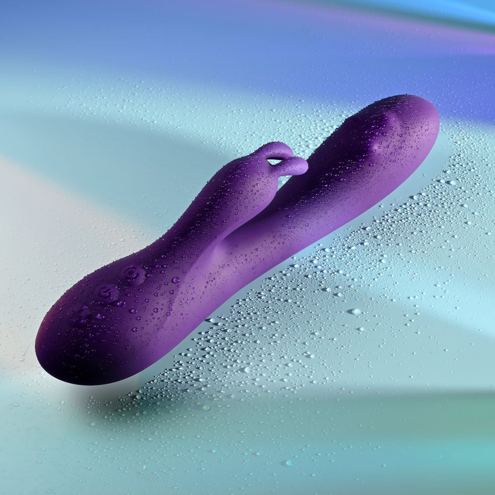 Playboy Pleasure On Repeat Purple 19.7 Cm Usb Rechargeable Rabbit Vibrator