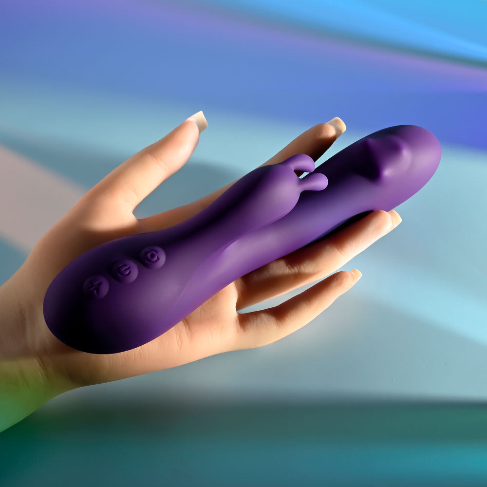 Playboy Pleasure On Repeat Purple 19.7 Cm Usb Rechargeable Rabbit Vibrator