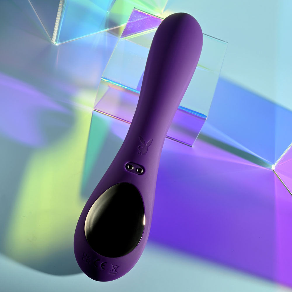 Playboy Pleasure On Repeat Purple 19.7 Cm Usb Rechargeable Rabbit Vibrator