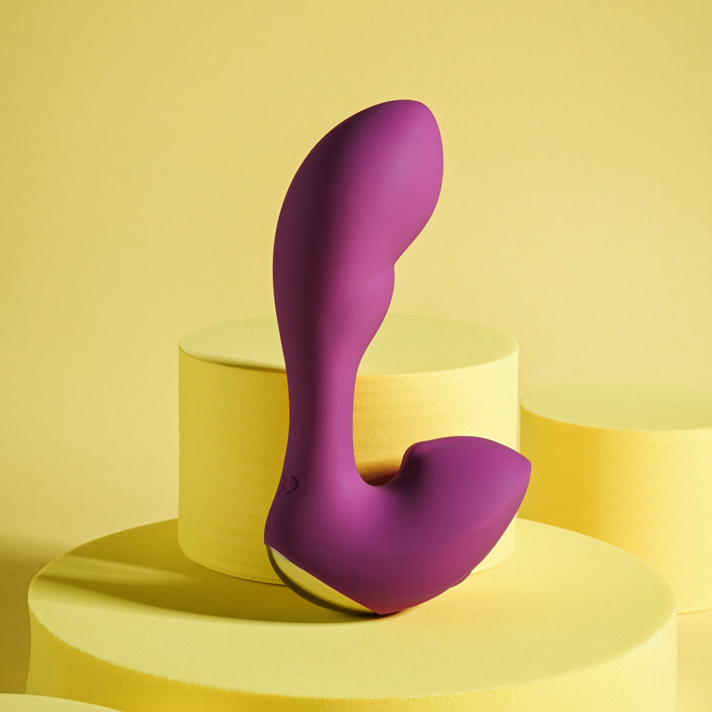 Playboy Pleasure Arch Purple 14.1 Cm Usb Rechargeable G Spot Vibrator