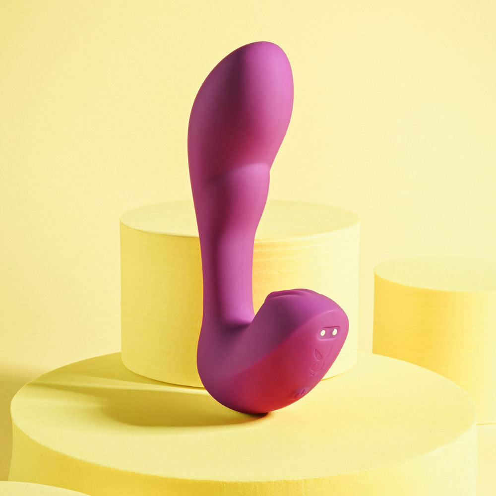 Playboy Pleasure Arch Purple 14.1 Cm Usb Rechargeable G Spot Vibrator