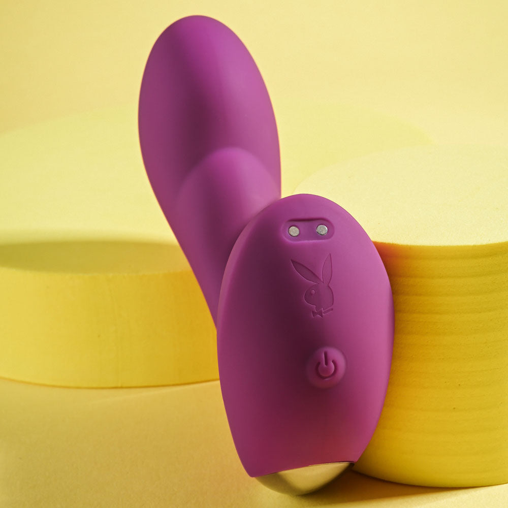 Playboy Pleasure Arch Purple 14.1 Cm Usb Rechargeable G Spot Vibrator