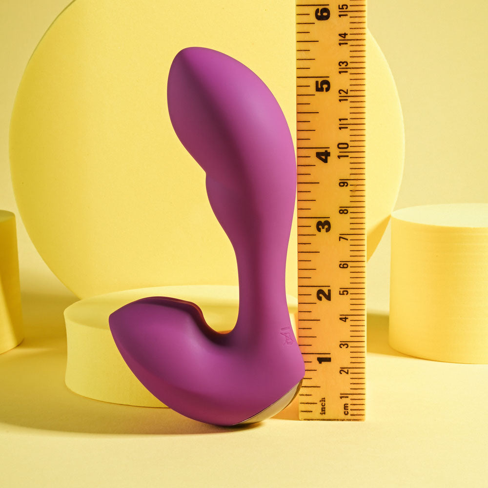 Playboy Pleasure Arch Purple 14.1 Cm Usb Rechargeable G Spot Vibrator