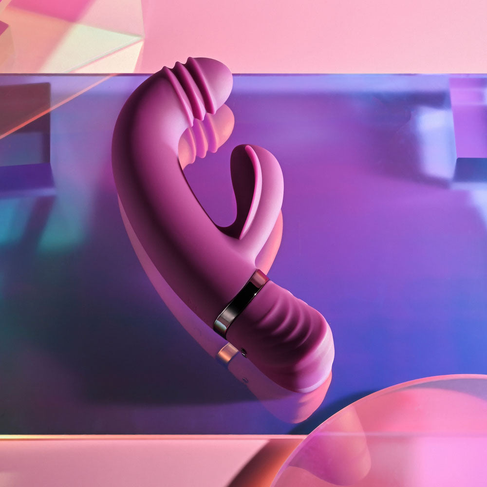 Playboy Pleasure Tap That Purple 16.5 Cm Usb Rechargebale Rabbit Vibrator