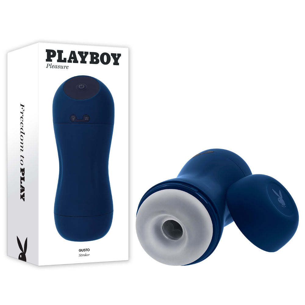 Playboy Pleasure Gusto Usb Rechargeable Vibrating & Sucking Masturbator