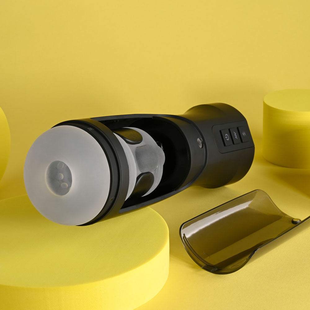 Playboy Pleasure End Game Usb Rechargeable Vibrating & Self Sanitising Stroker