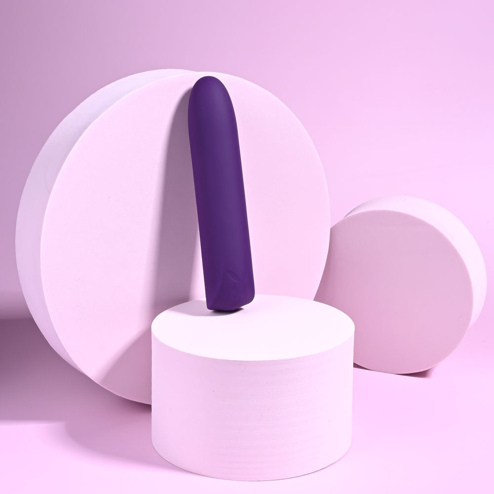 Playboy Pleasure One & Only Purple 12 Cm Usb Rechargeable Bullet