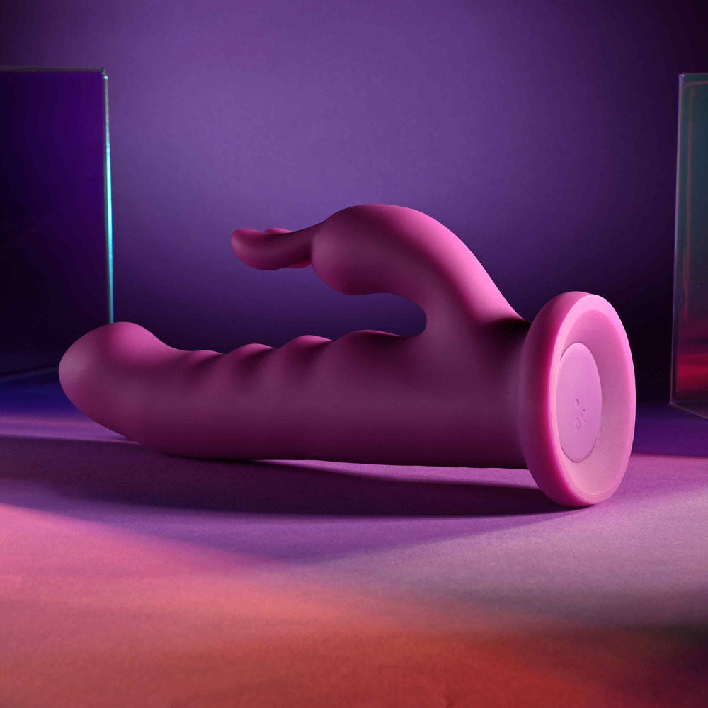 Playboy Pleasure Fluffle Purple 19.7 Cm Usb Rechargeable Rabbit Vibrator