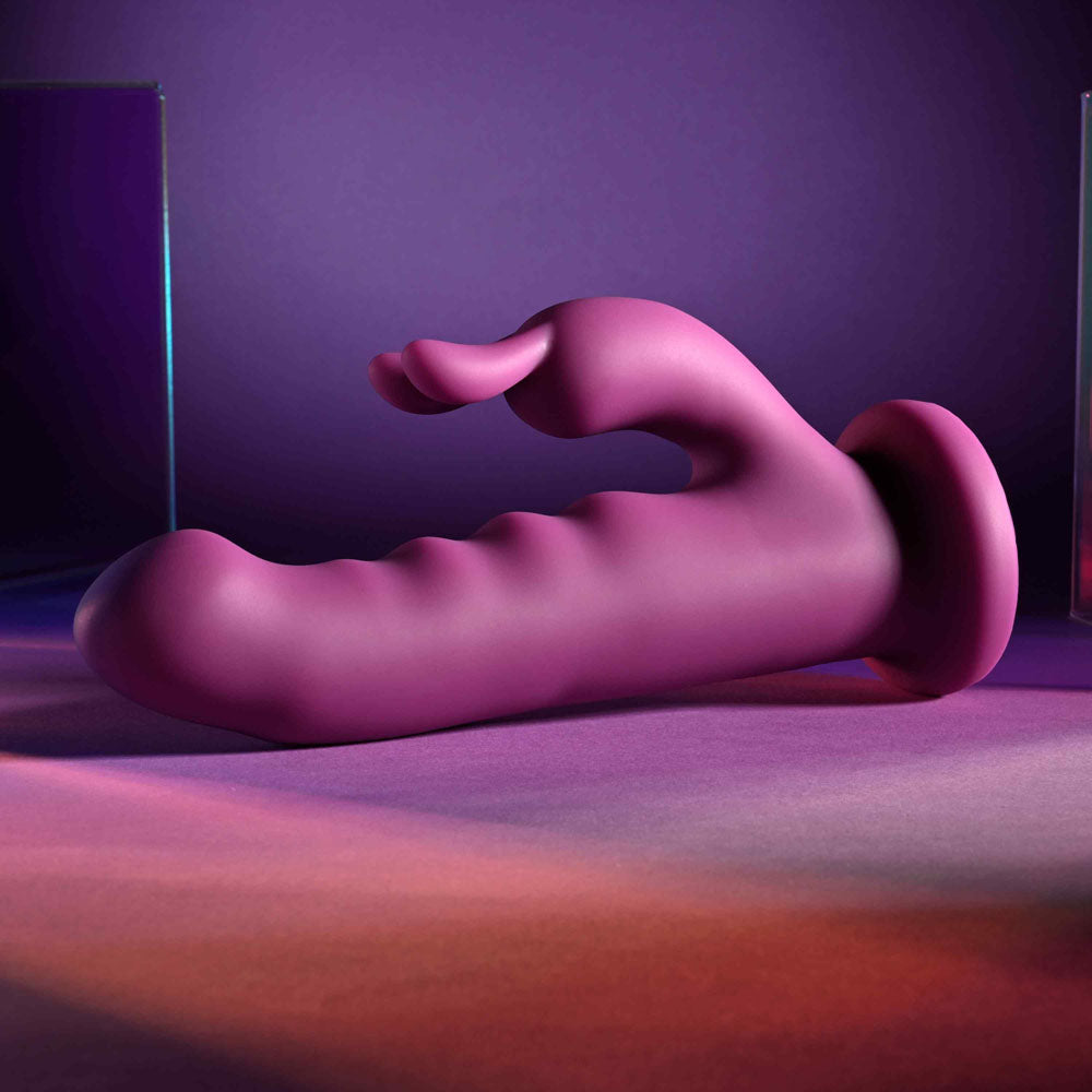 Playboy Pleasure Fluffle Purple 19.7 Cm Usb Rechargeable Rabbit Vibrator