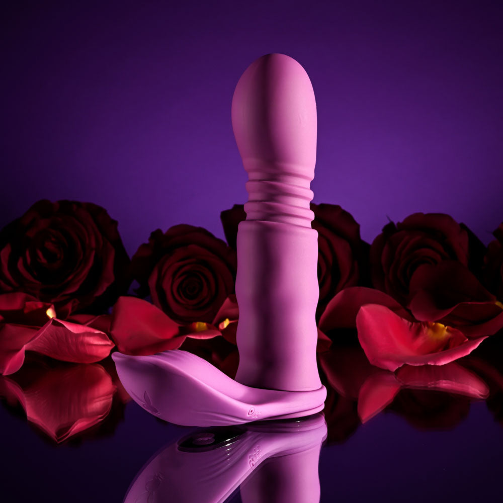 Playboy Pleasure Match Play Pink Usb Rechargeable With C Ring Attachment