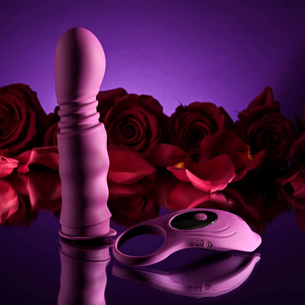 Playboy Pleasure Match Play Pink Usb Rechargeable With C Ring Attachment