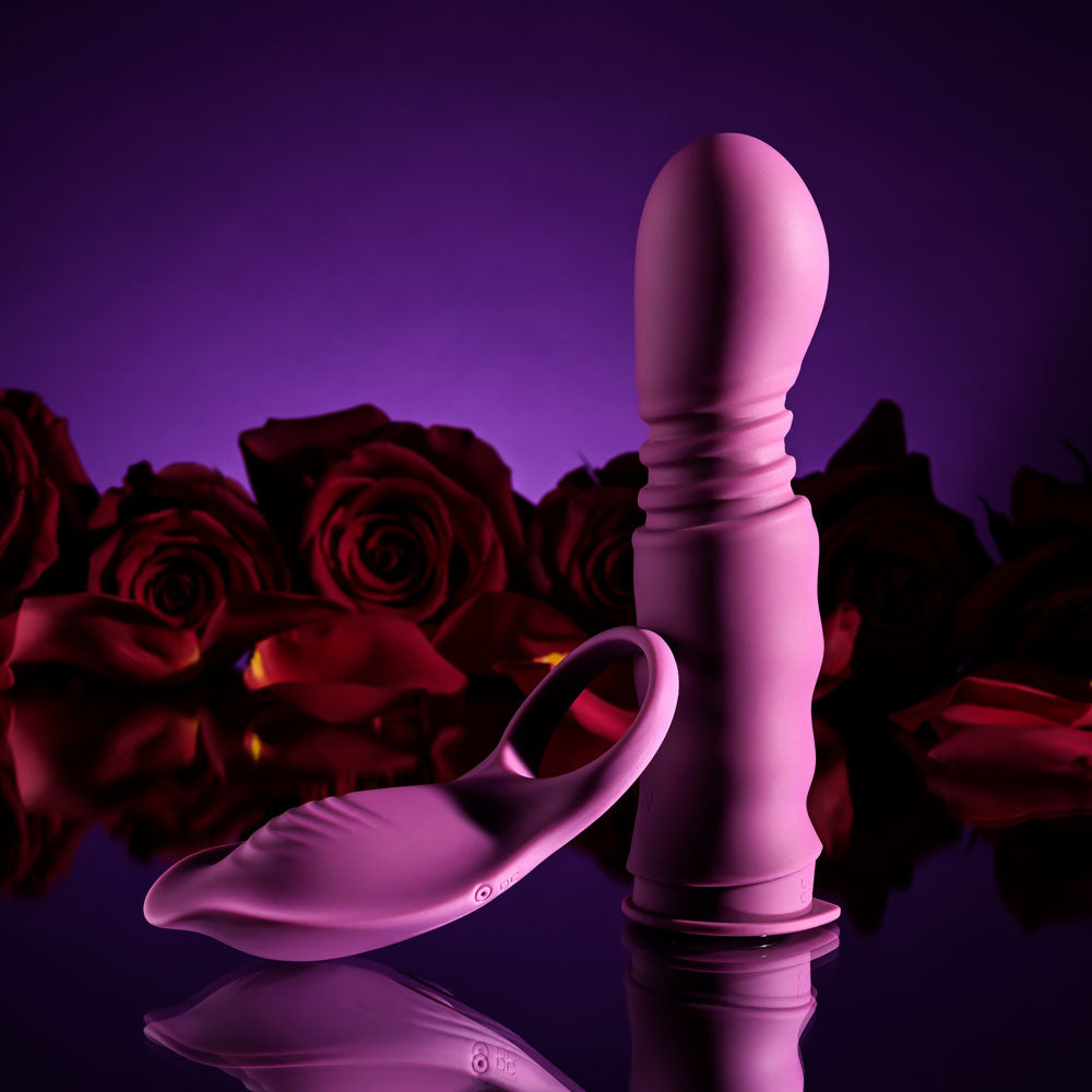 Playboy Pleasure Match Play Pink Usb Rechargeable With C Ring Attachment