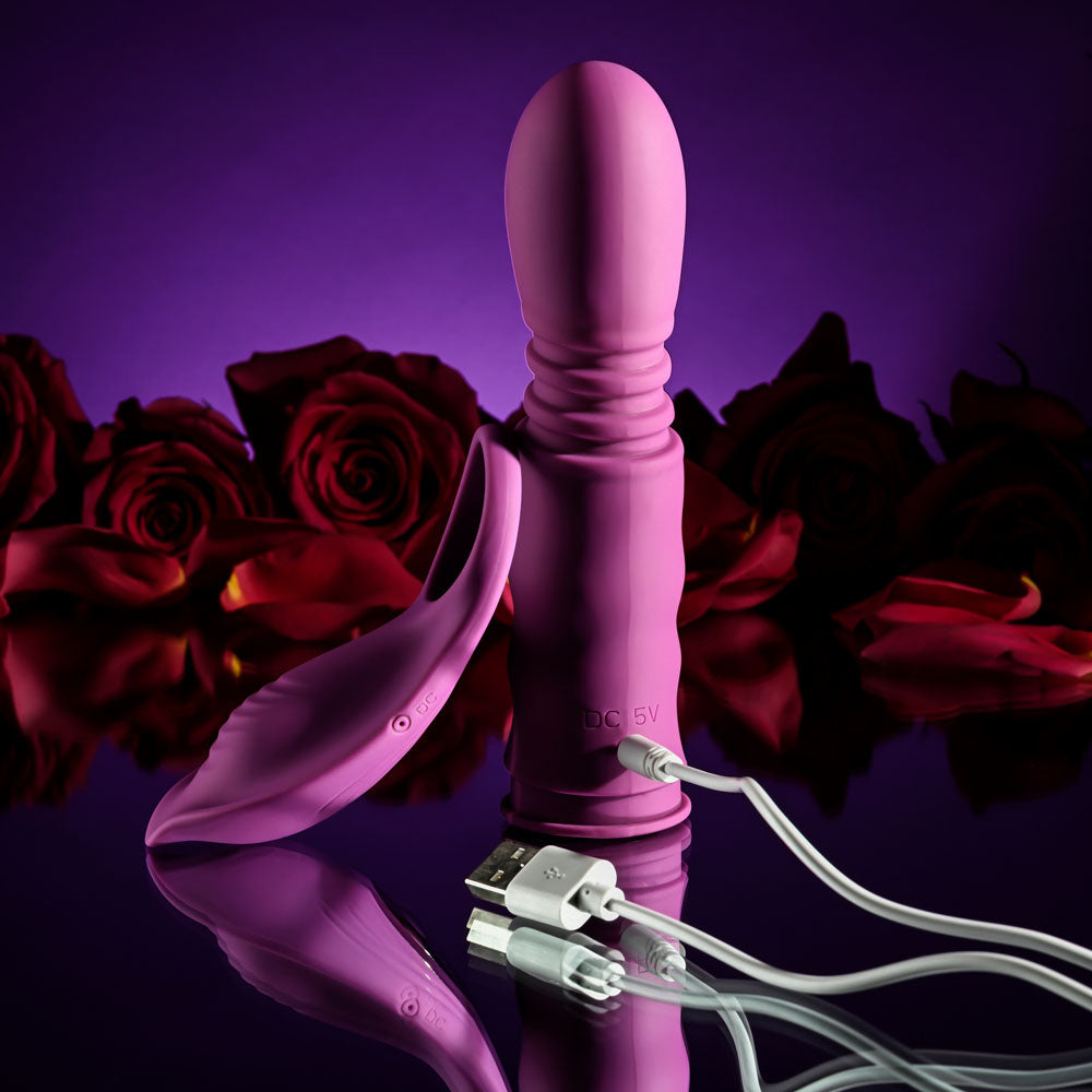 Playboy Pleasure Match Play Pink Usb Rechargeable With C Ring Attachment