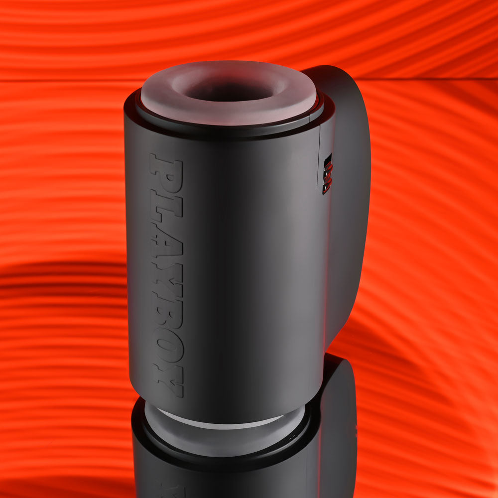 Playboy Pleasure Come Along Usb Rechargeable Vibrating Stroker