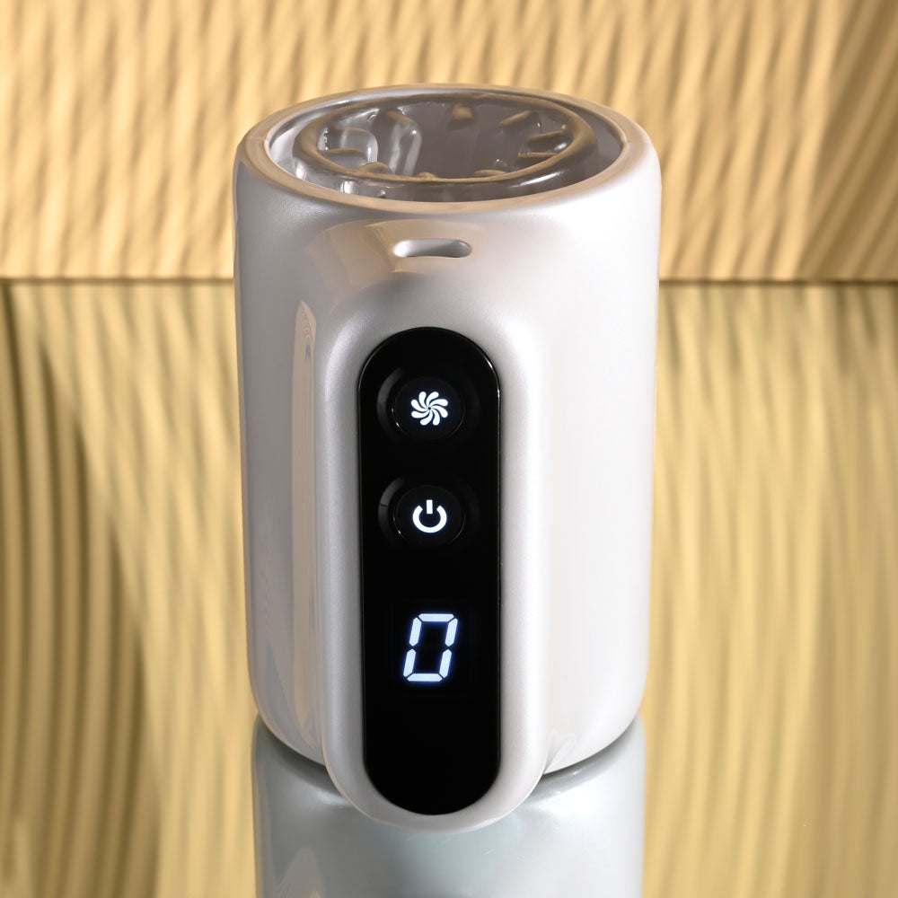Playboy Pleasure Spin Doctor White Usb Rechargeable Vibrating & Spinning Stroker