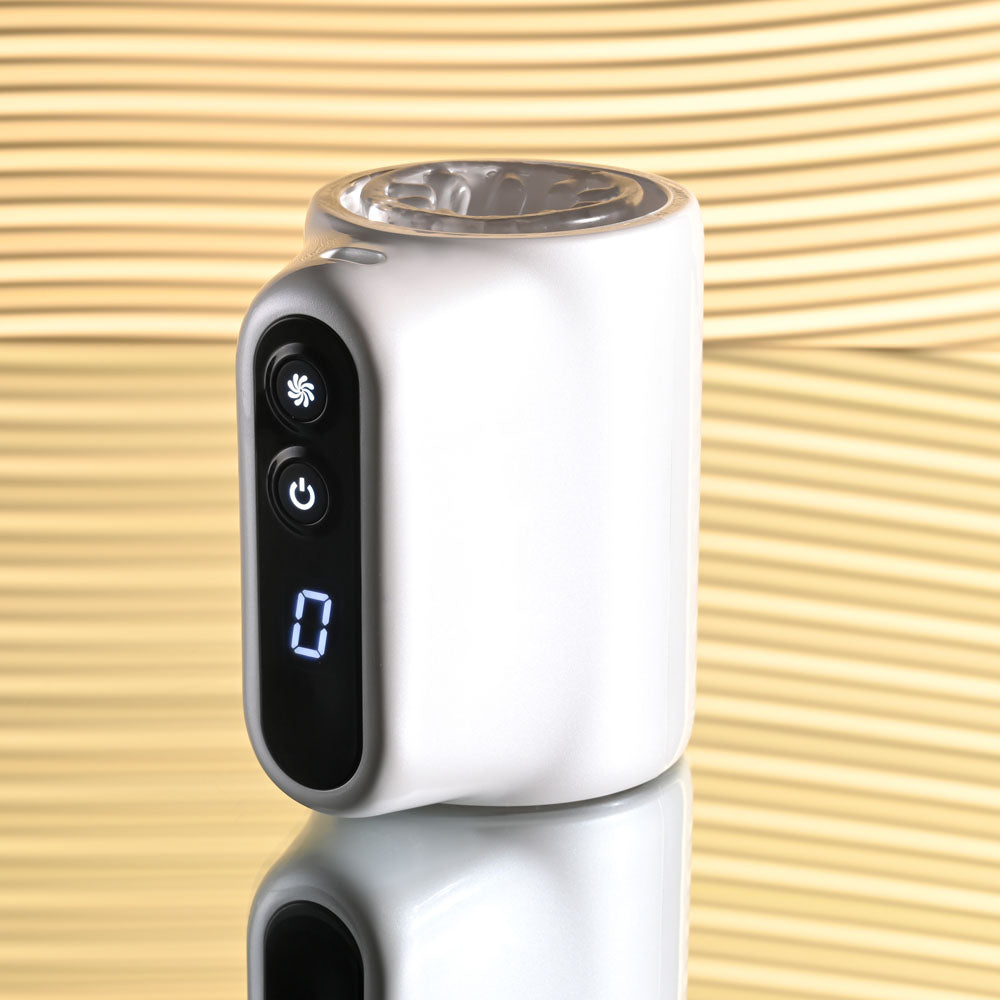 Playboy Pleasure Spin Doctor White Usb Rechargeable Vibrating & Spinning Stroker